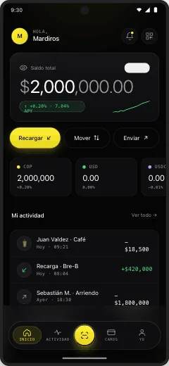 Vank app móvil